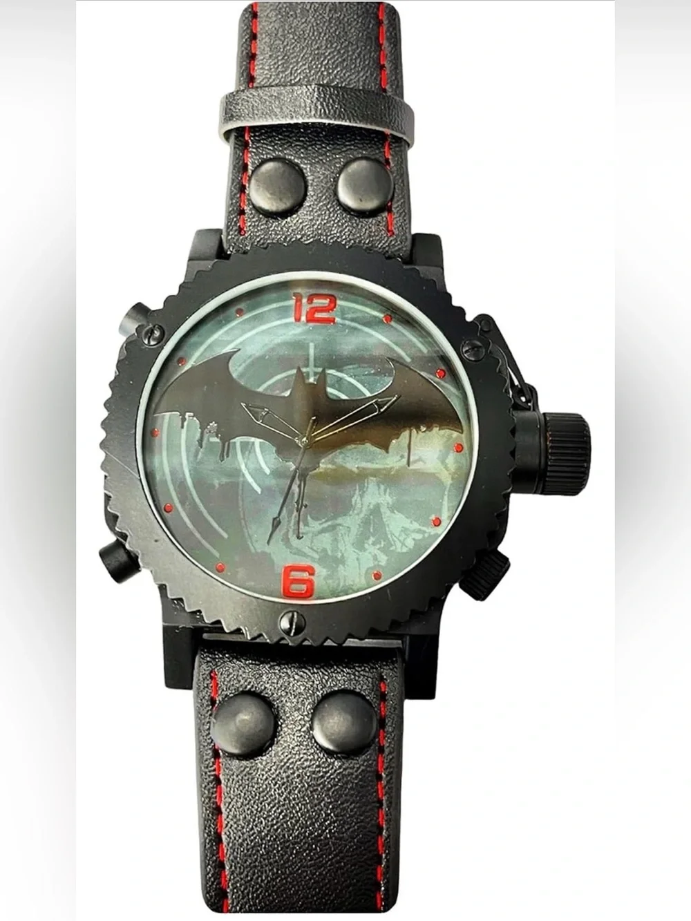 0139: Accutime DC batman Analog men's watch. 50mm